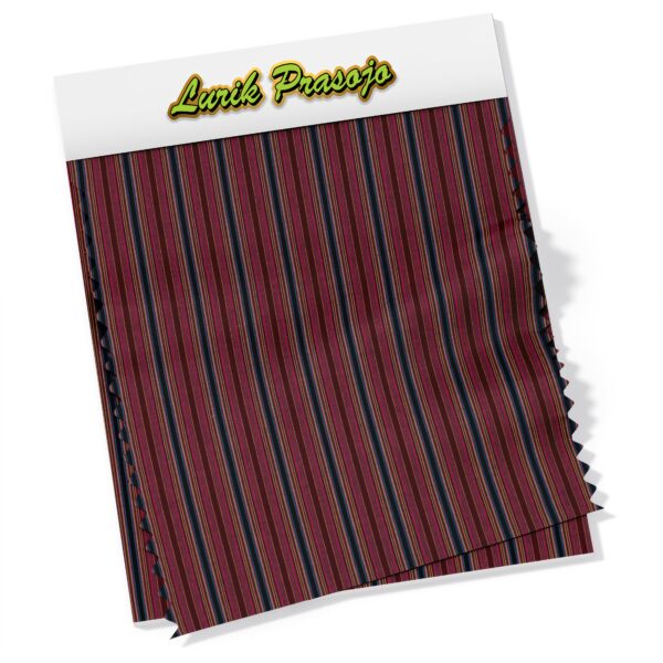 Lurik Motif Garis 340 02 Pink Tua