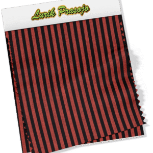 Lurik Motif Garis Blok TG Merah Orange Hitam