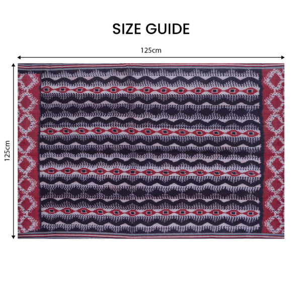 Taplak Meja Ikat Navy Klasik - Image 2