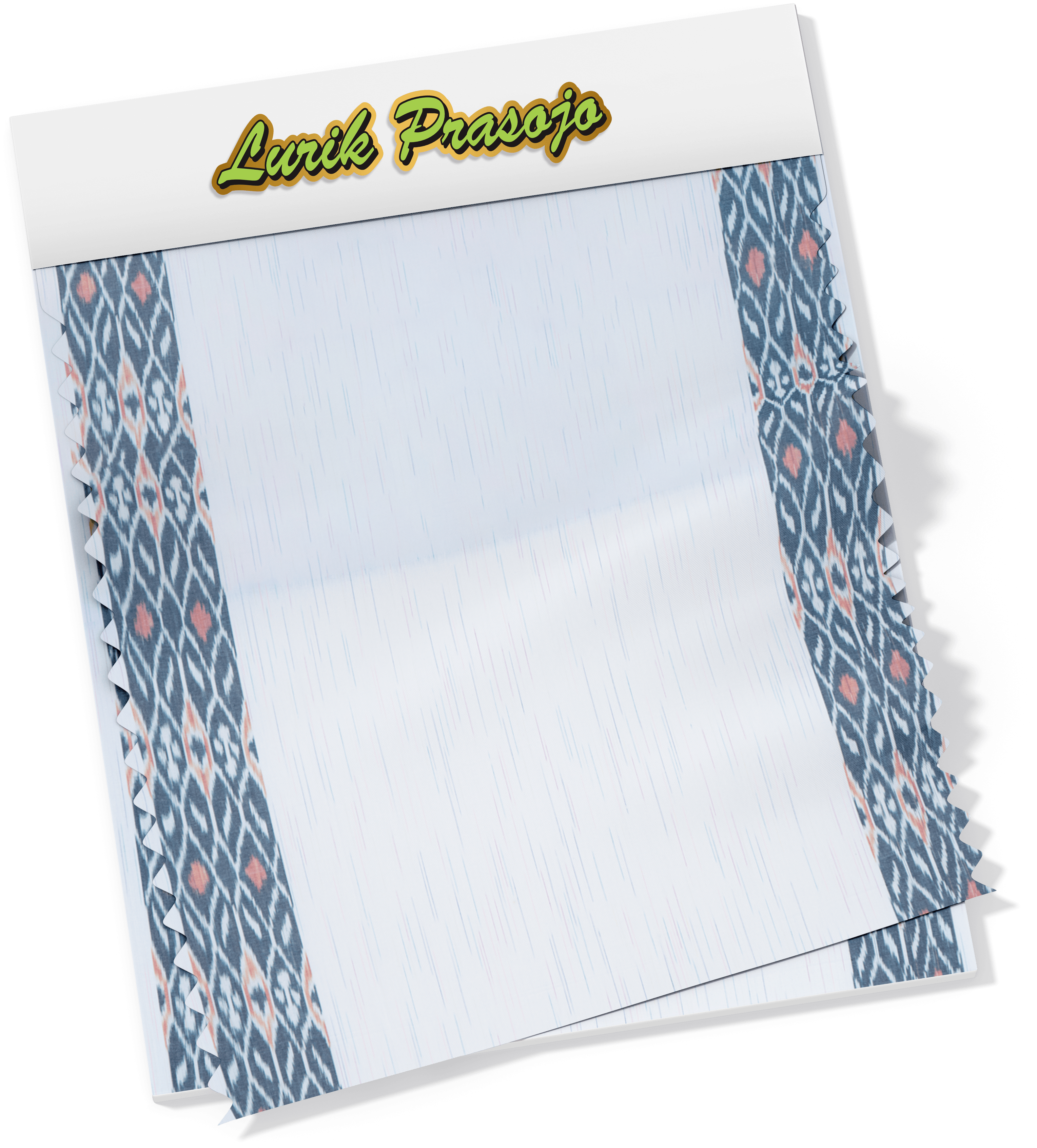 Lurik Motif Ikat 041 Pakan Putih 01