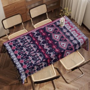 Taplak Meja Ikat Motif Klasik Geometrik