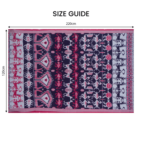 Taplak Meja Ikat Motif Klasik Geometrik - Image 2