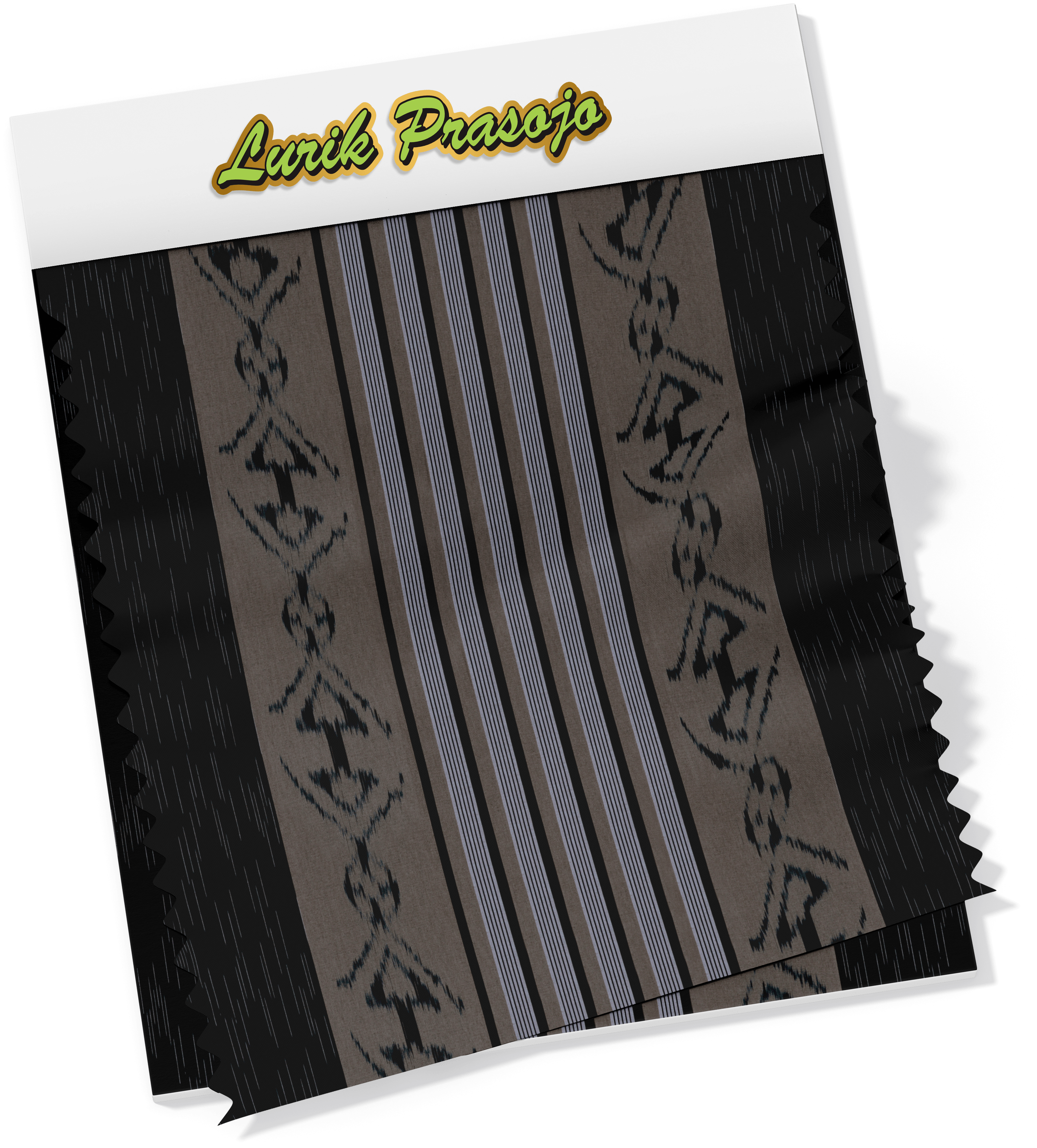 Lurik Motif Ikat 227 Pakan Hitam