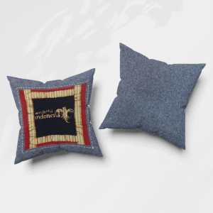 Sarung Bantal Lurik Batik Ecoprint