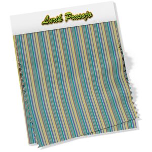 Lurik Motif Garis Rainbow TG Kuning