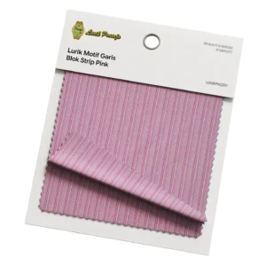 Lurik Motif Garis Blok Strip Pink